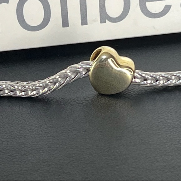 Trollbeads Retired Heart, Gold Bead- 21310 - Picture 3 of 10